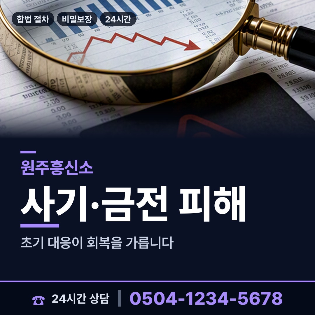 원주 흥업면 중소기업조사 상담 안내